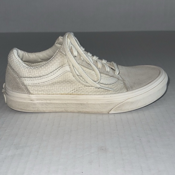 Vans Woven Check Old Skool Marshmallow Women’s Sneakers - Picture 7 of 12